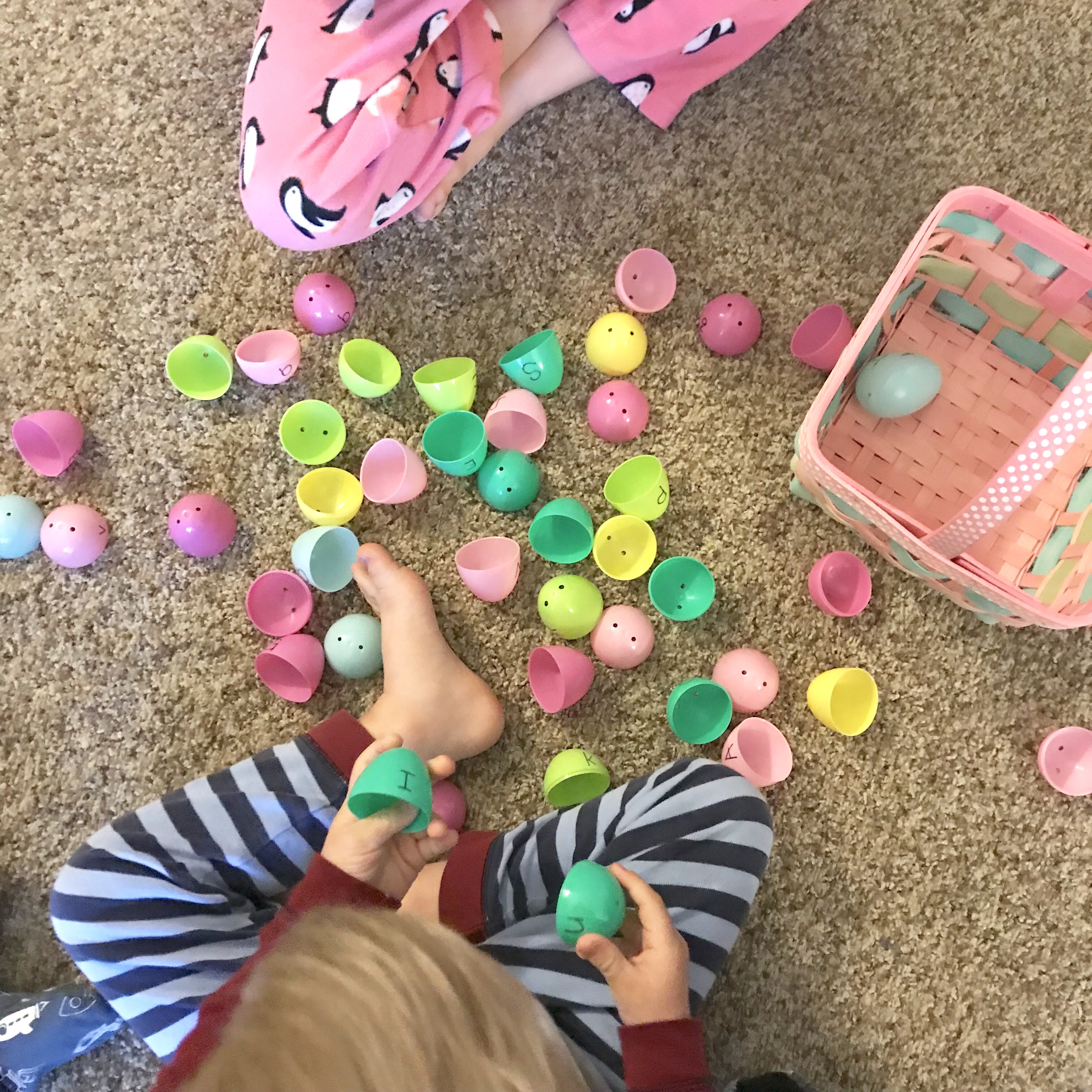 Easter- Plastic Egg Play